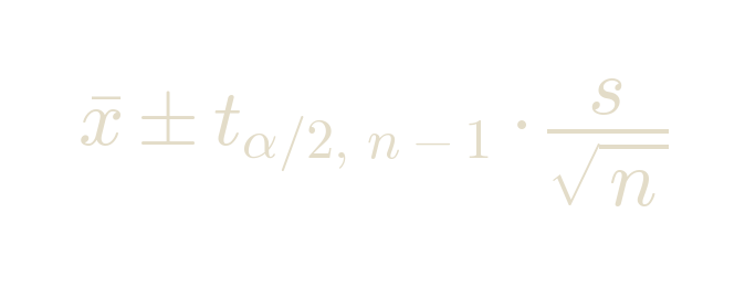 Position confidence interval formula