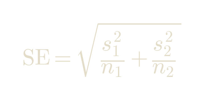 Standard error formula for position